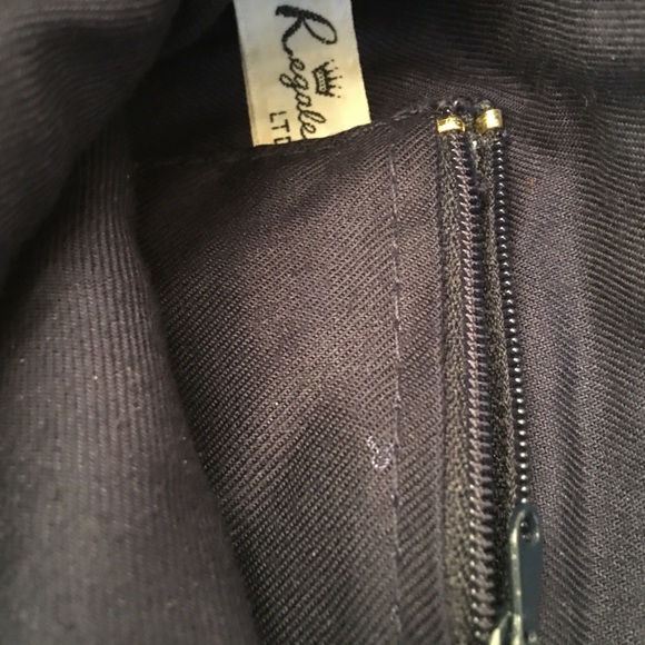 Navy Blue Purse EUC Once Only by Regale - Picture 7 of 8